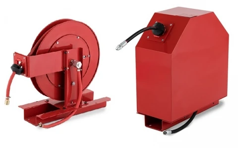 Hose Rollers With Automated Locking Systems