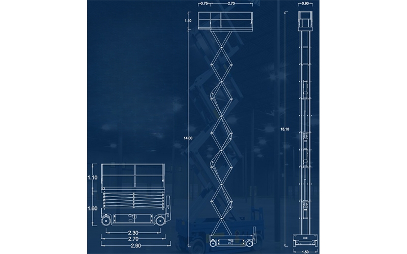 GT230L14 Scissors Lifts